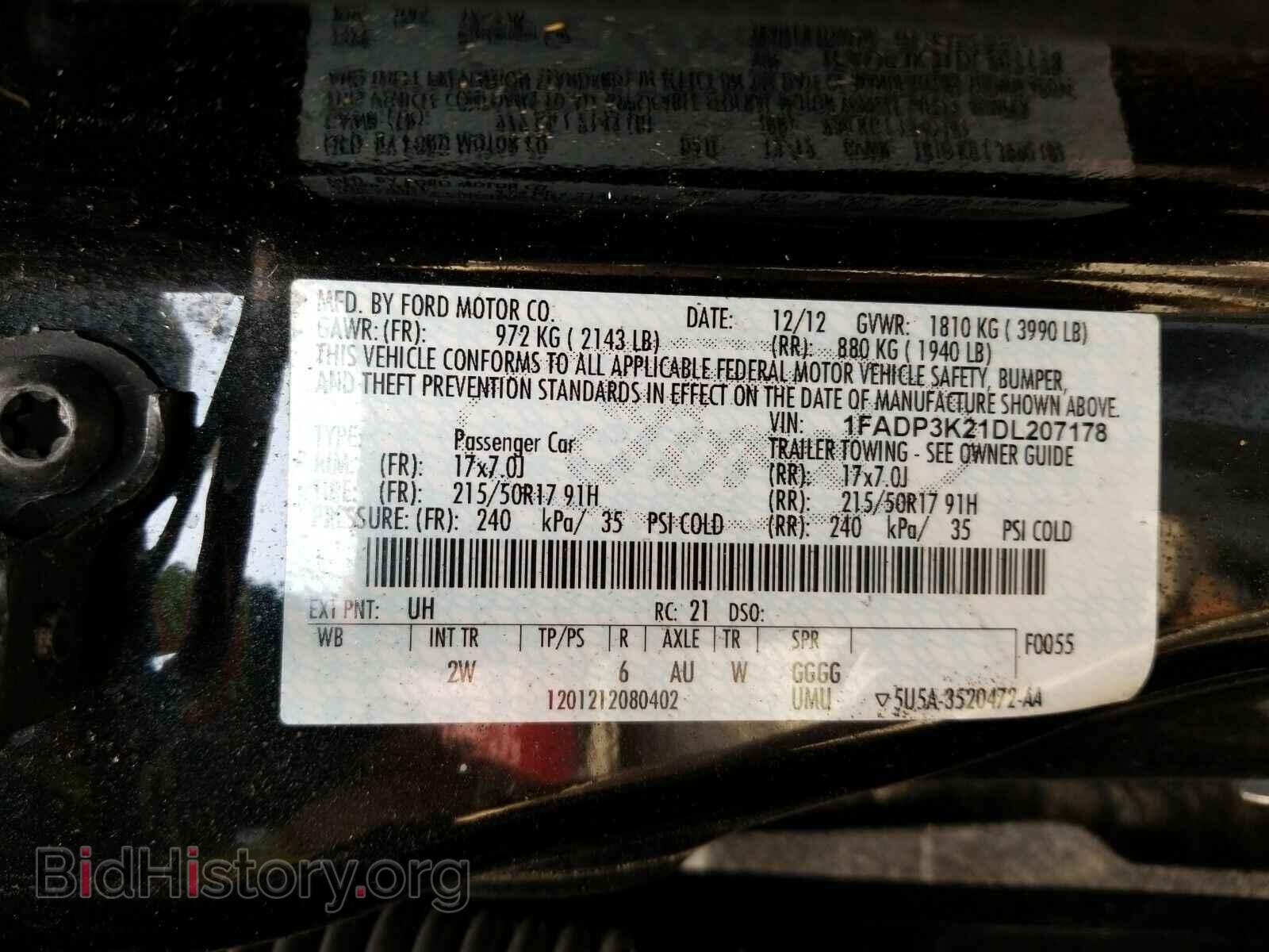 2013 Ford Focus - VIN: 1FADP3K21DL207178 - Photo 6
