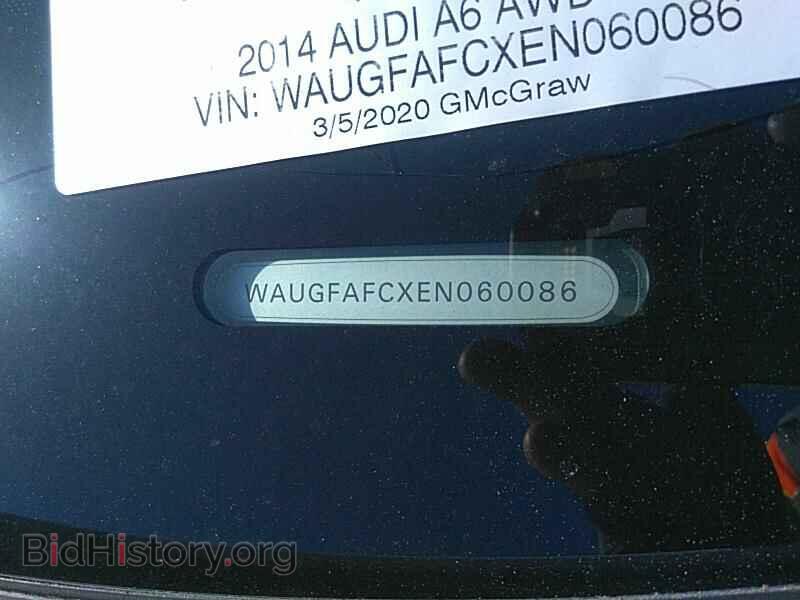 2014 Audi A6 - VIN: WAUGFAFCXEN060086 - Фото 6