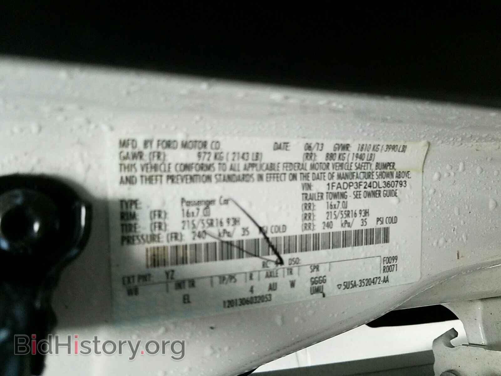 2013 Ford Focus - VIN: 1FADP3F24DL360793 - Фото 6