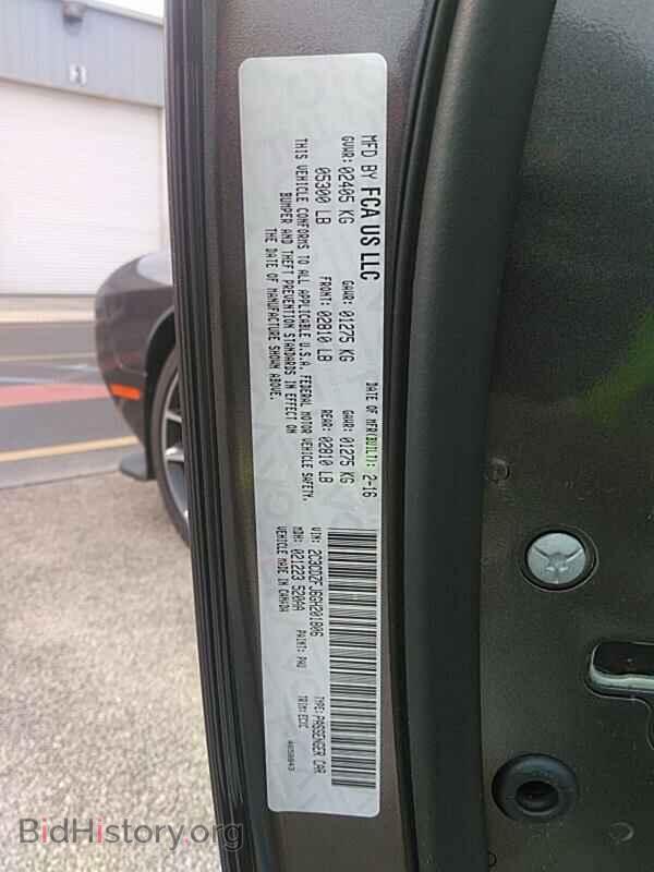 2016 Dodge Challenger - VIN: 2C3CDZFJ6GH201806 - Фото 6