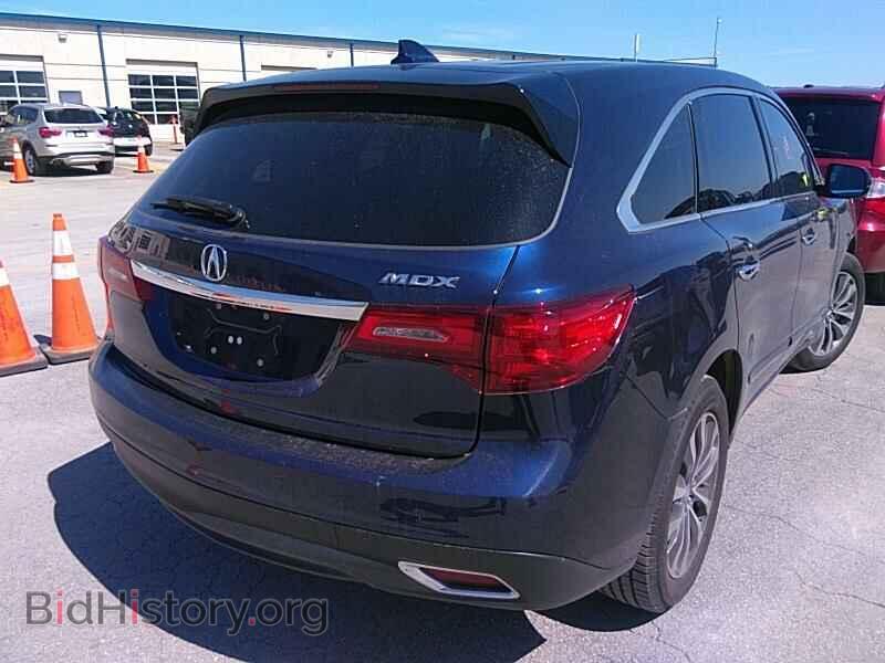 2014 Acura MDX - VIN: 5FRYD3H45EB014516 - Фото 2