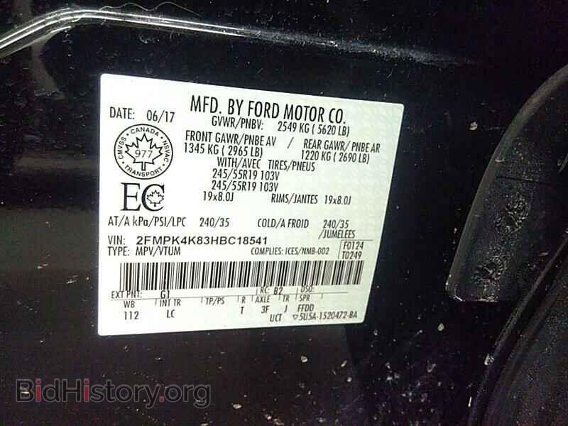 2017 Ford Edge - VIN: 2FMPK4K83HBC18541 - Photo 6