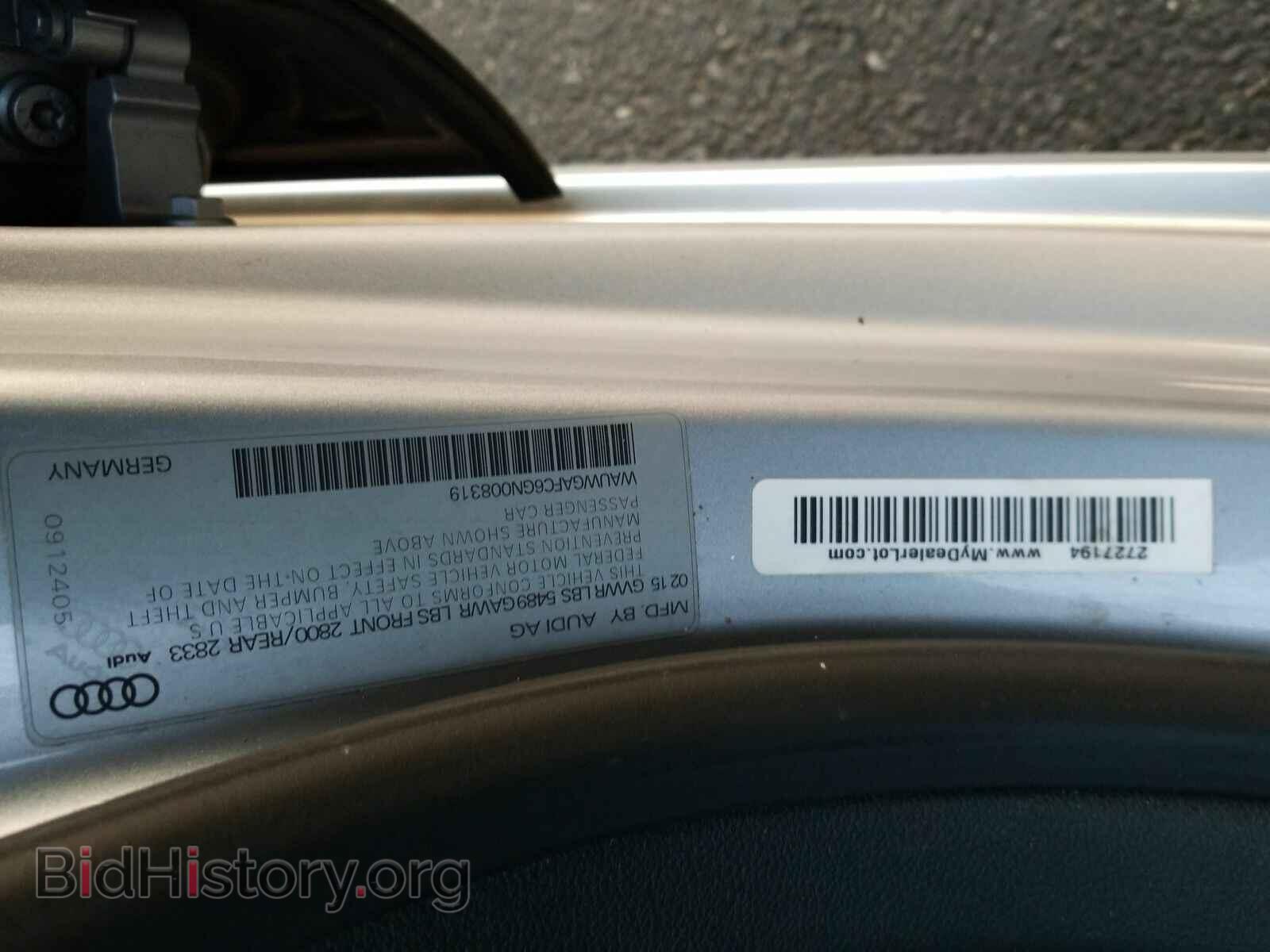 2016 Audi A7 - VIN: WAUWGAFC6GN008319 - Фото 6