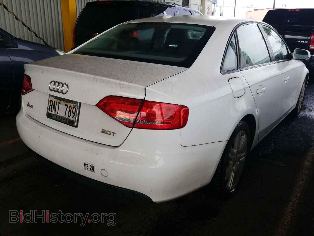 2011 Audi A4 - VIN: WAUAFAFL9BN038954 - Фото 2