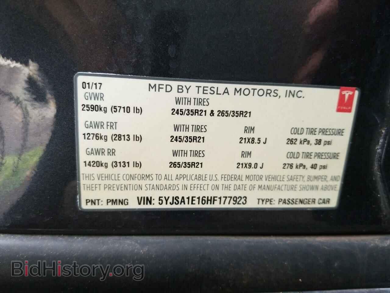 2017 Tesla Model S - VIN: 5YJSA1E16HF177923 - Photo 6
