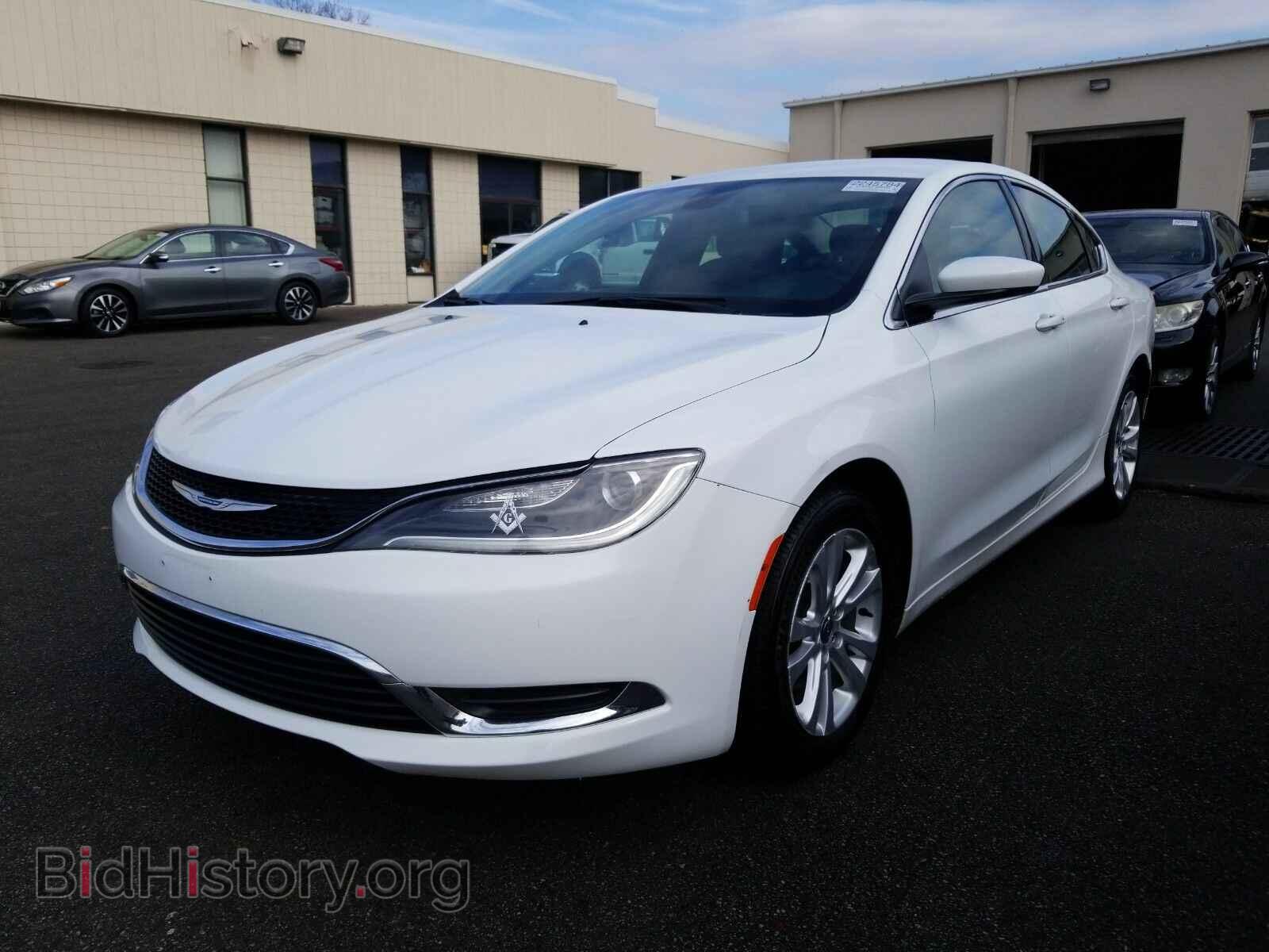 Фотография 1C3CCCAB2GN116274 - Chrysler 200 2016