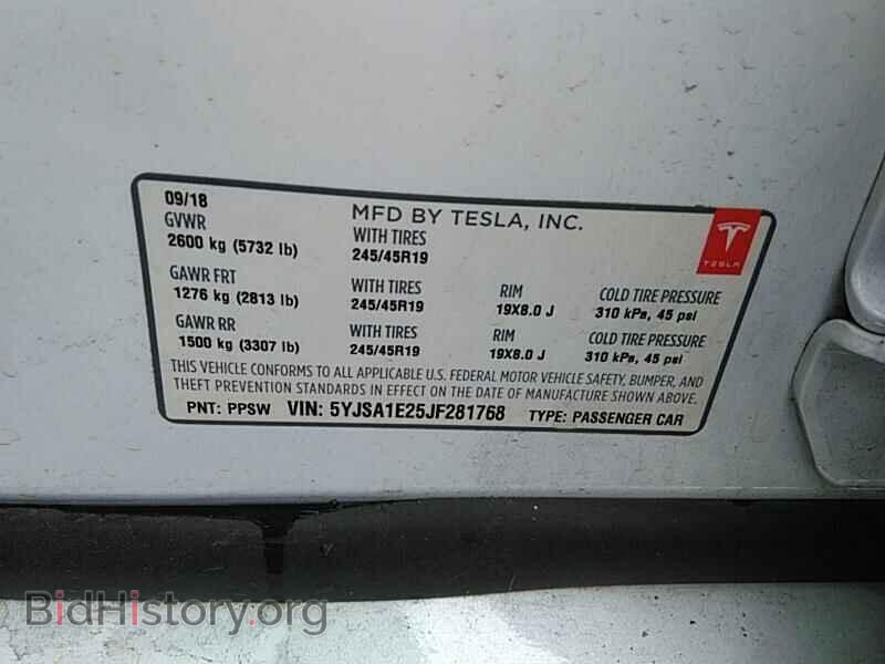 2018 Tesla Model S - VIN: 5YJSA1E25JF281768 - Photo 6