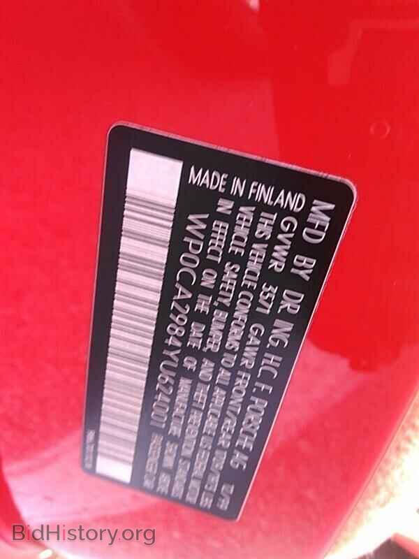2000 Porsche Boxster - VIN: WP0CA2984YU624001 - Фото 6
