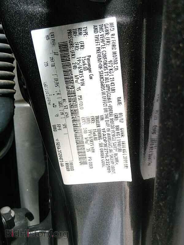 2017 Ford Focus - VIN: 1FADP3E27HL222589 - Фото 6