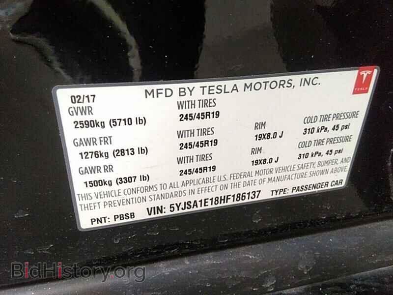 2017 Tesla Model S - VIN: 5YJSA1E18HF186137 - Фото 6