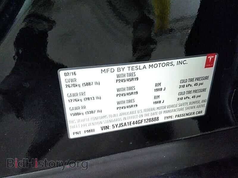 2016 Tesla Model S - VIN: 5YJSA1E44GF128888 - Фото 6