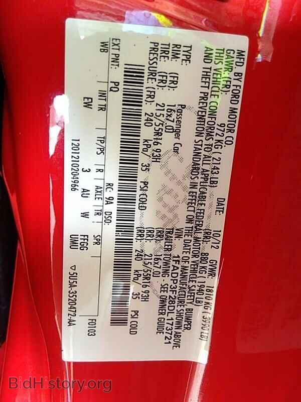 2013 Ford Focus - VIN: 1FADP3F28DL173721 - Photo 6