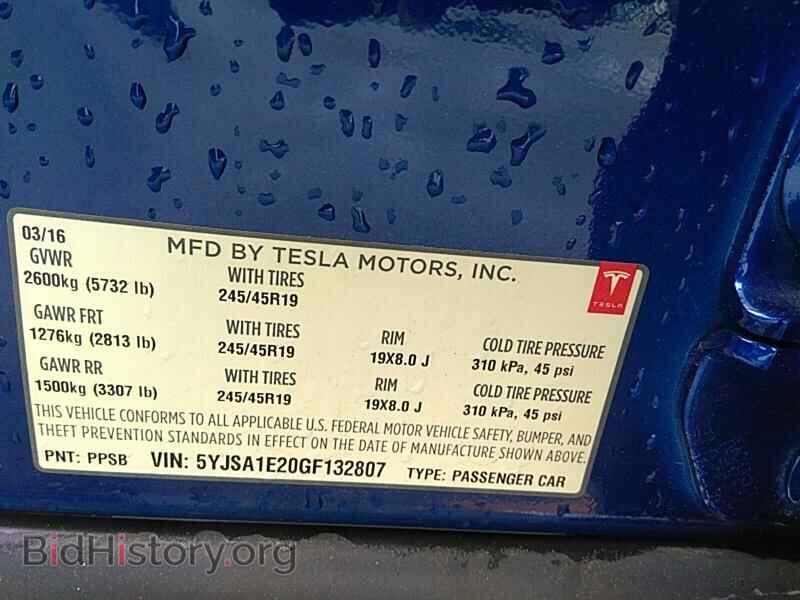 2016 Tesla Model S - VIN: 5YJSA1E20GF132807 - Фото 6