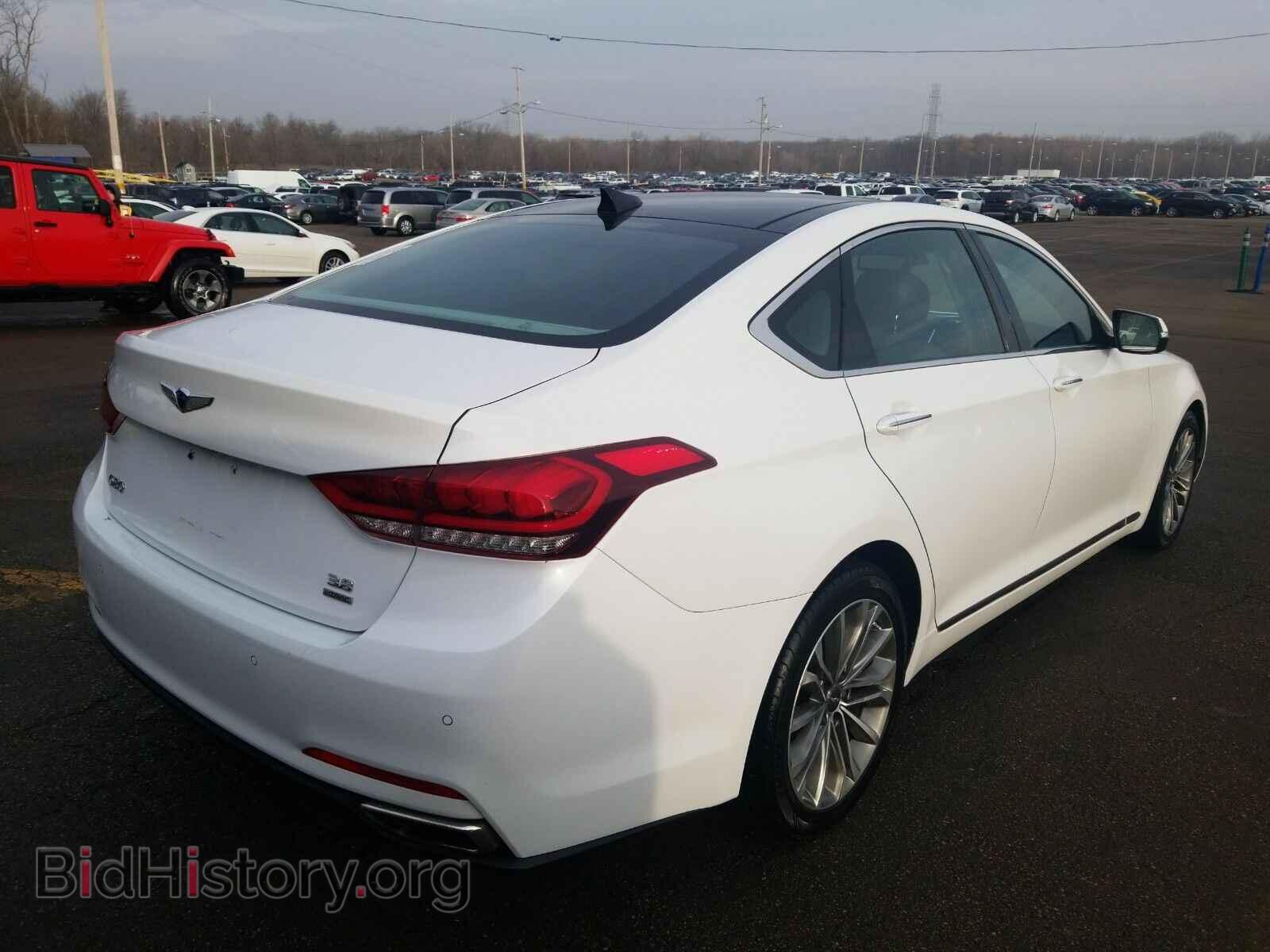 2017 Genesis G80 - VIN: KMHGN4JE2HU204140 - Фото 2