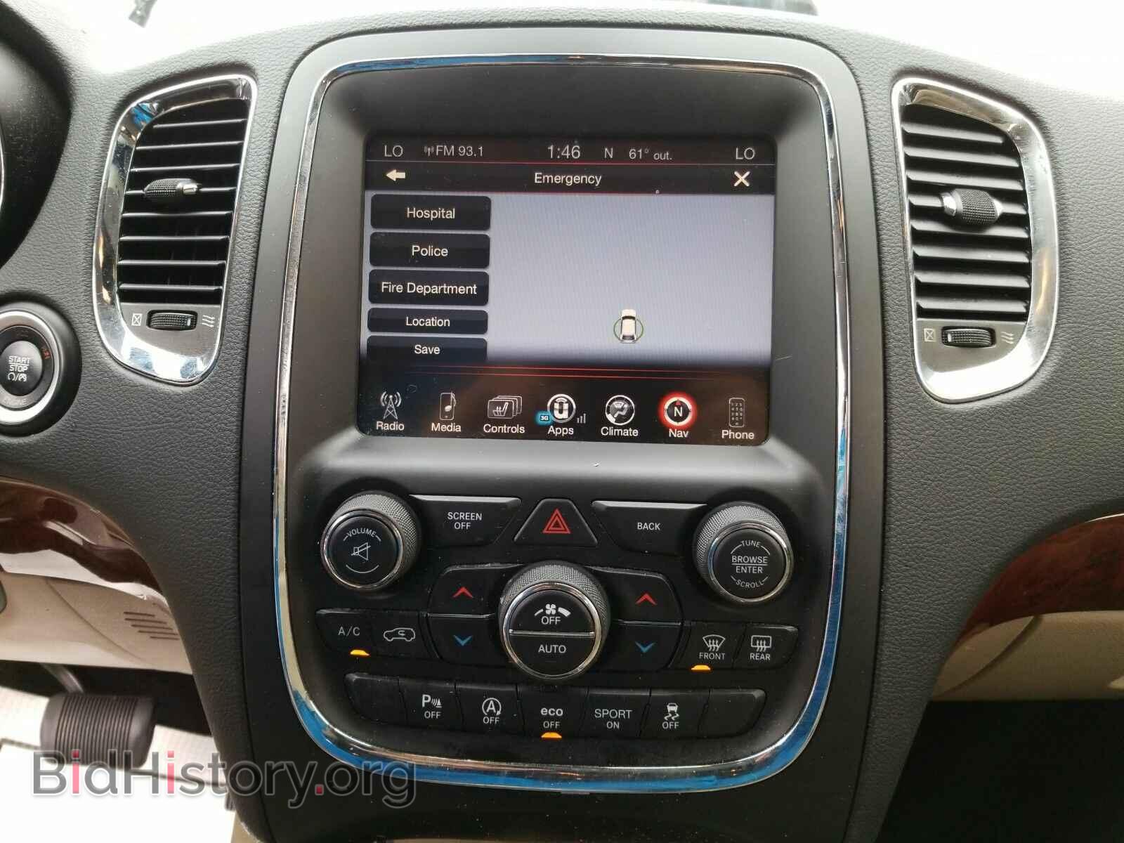 2016 Dodge Durango - VIN: 1C4RDHDG9GC308200 - Фото 4