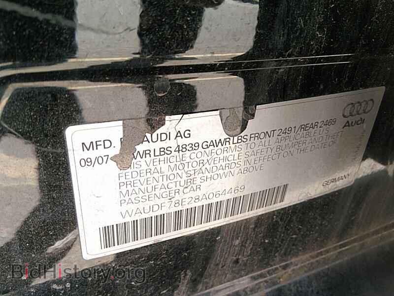 2008 Audi A4 - VIN: WAUDF78E28A064469 - Фото 6