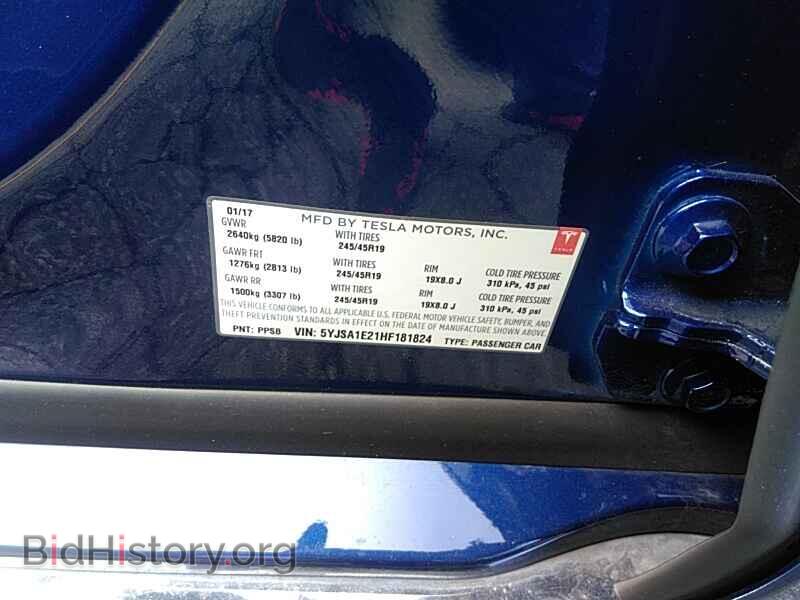 2017 Tesla Model S - VIN: 5YJSA1E21HF181824 - Фото 6