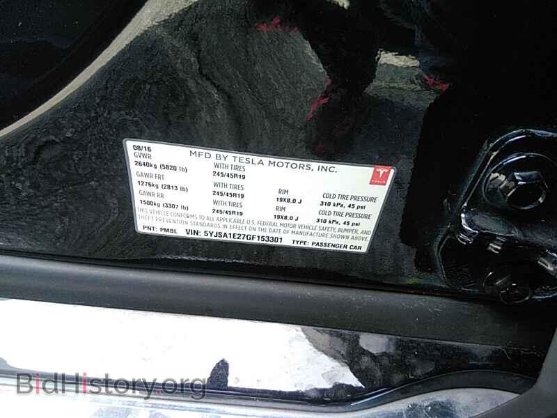 2016 Tesla Model S - VIN: 5YJSA1E27GF153301 - Фото 6