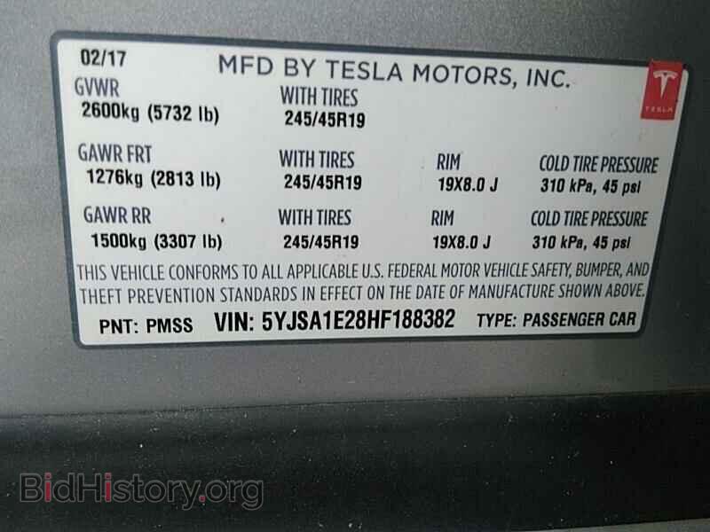 2017 Tesla Model S - VIN: 5YJSA1E28HF188382 - Photo 6