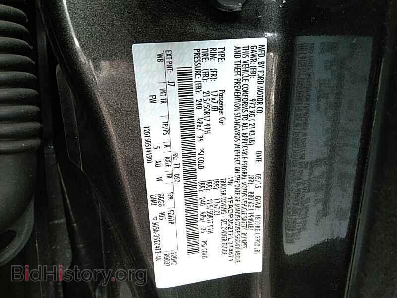 2015 Ford Focus - VIN: 1FADP3N27FL314671 - Photo 6