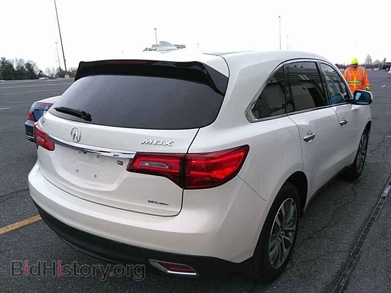 2016 Acura MDX - VIN: 5FRYD4H41GB034609 - Фото 2