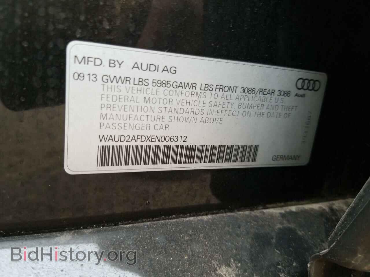 2014 Audi S8 - VIN: WAUD2AFDXEN006312 - Фото 6