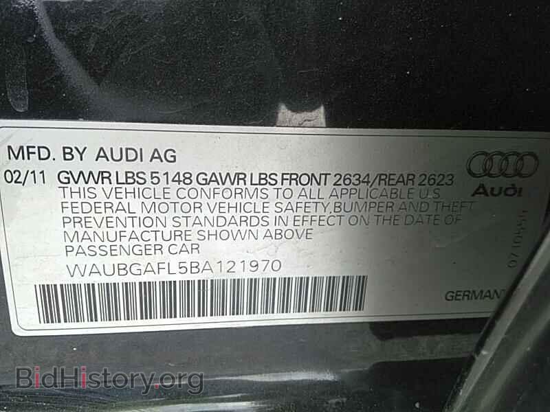 2011 Audi S4 - VIN: WAUBGAFL5BA121970 - Фото 6
