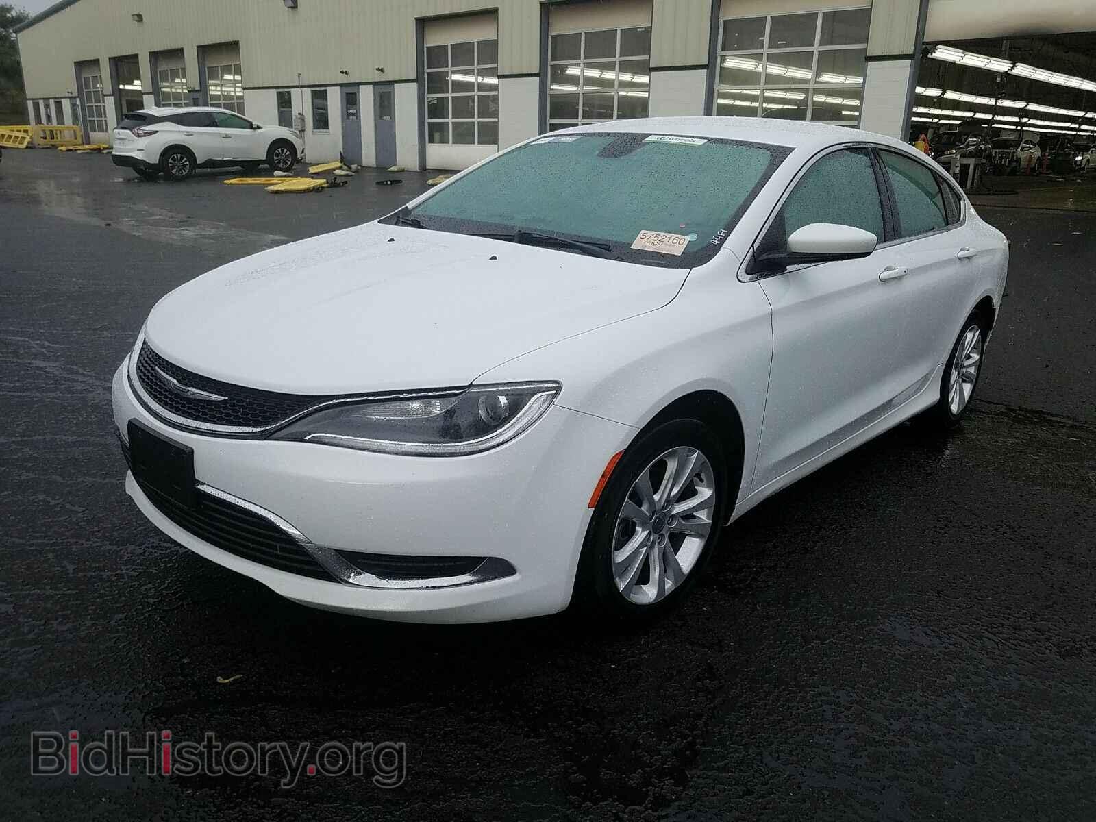 Фотография 1C3CCCABXGN186816 - Chrysler 200 2016