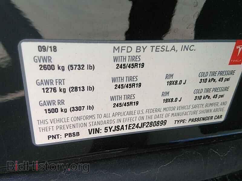 2018 Tesla Model S - VIN: 5YJSA1E24JF280899 - Photo 6