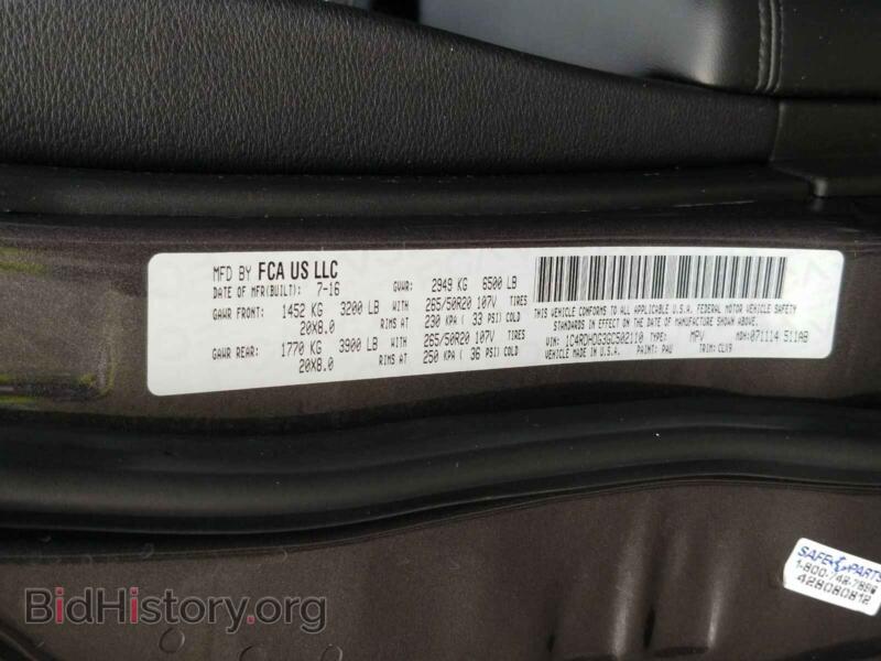 2016 Dodge DURANGO (VIN 1C4RDHDG3GC502110) — photo 6 of 10