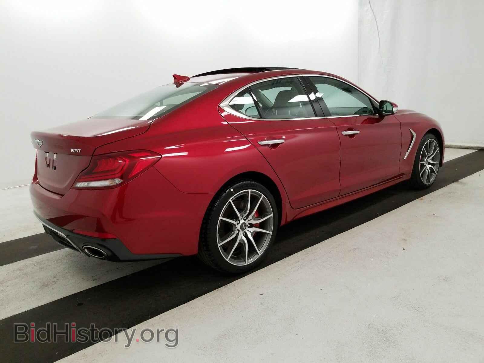 2019 Genesis G70 - VIN: KMTG34LE6KU031271 - Фото 4