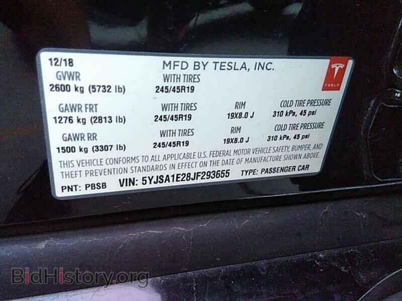 2018 Tesla Model S - VIN: 5YJSA1E28JF293655 - Фото 6