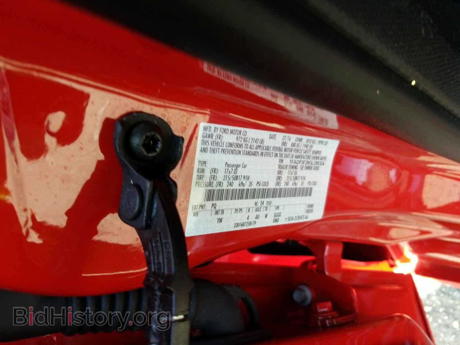 2016 Ford Focus - VIN: 1FADP3F29GL356324 - Фото 6