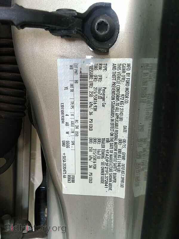 2015 Ford Focus - VIN: 1FADP3F21FL372841 - Фото 6