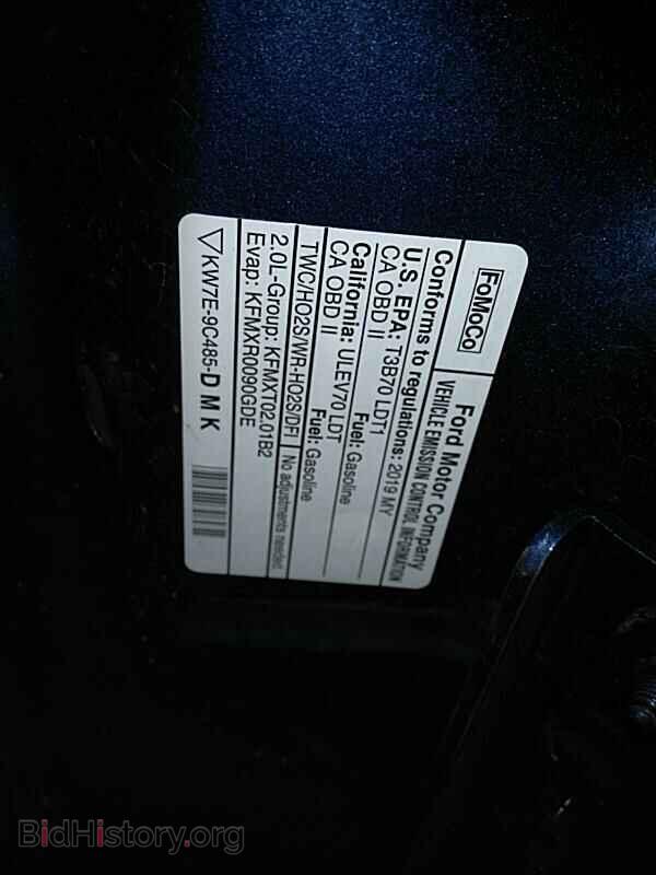 2019 Ford EcoSport - VIN: MAJ6S3KL6KC309914 - Фото 8