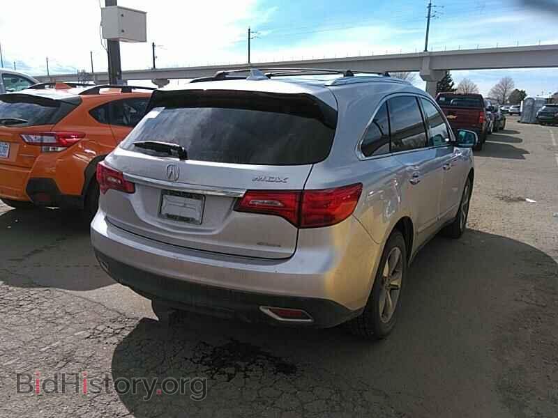 2014 Acura MDX - VIN: 5FRYD4H25EB003326 - Фото 2