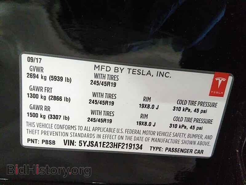 2017 Tesla Model S - VIN: 5YJSA1E23HF219134 - Photo 6