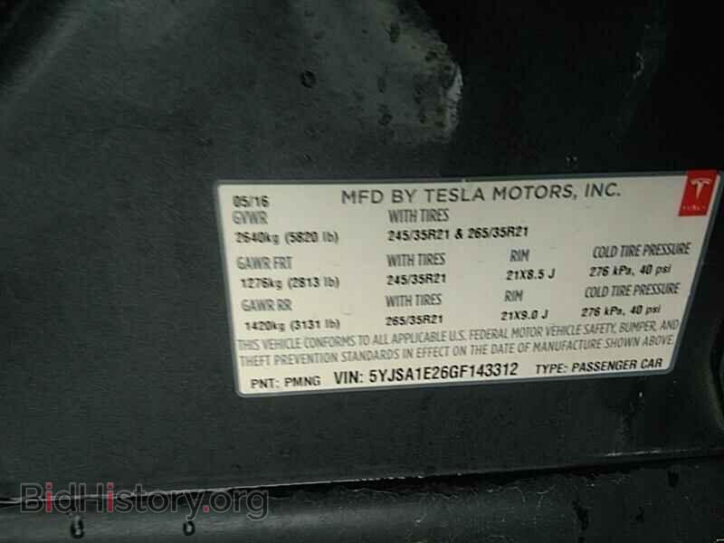 2016 Tesla Model S - VIN: 5YJSA1E26GF143312 - Фото 6
