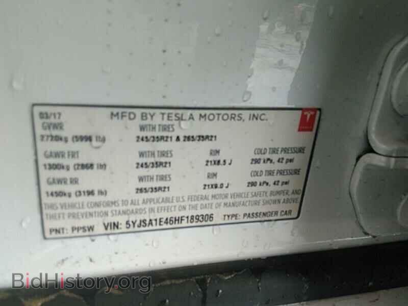2017 Tesla Model S - VIN: 5YJSA1E46HF189306 - Photo 6