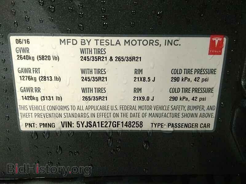 2016 Tesla Model S - VIN: 5YJSA1E27GF148258 - Photo 6