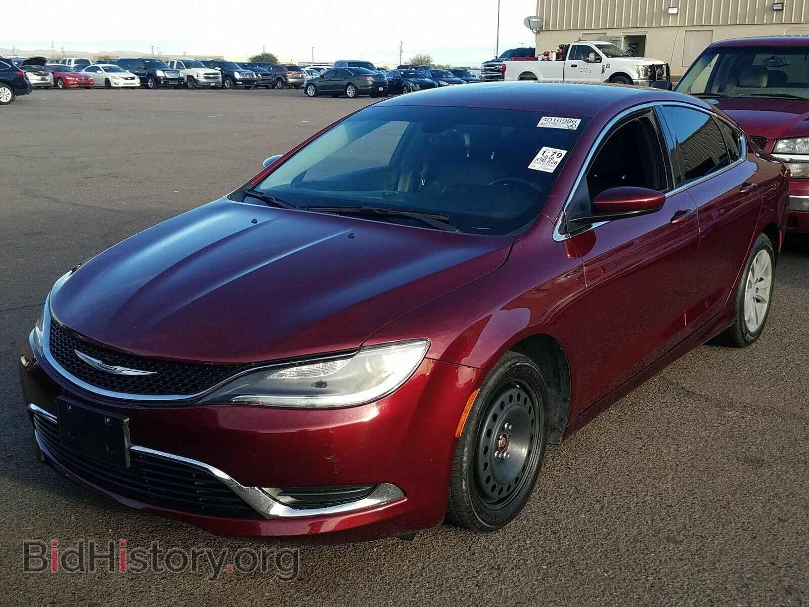 Фотография 1C3CCCAB6GN190880 - Chrysler 200 2016