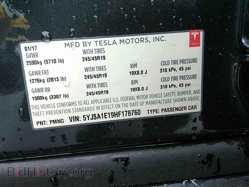 2017 Tesla Model S - VIN: 5YJSA1E19HF178760 - Photo 6