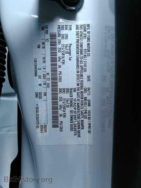 2015 Ford Focus - VIN: 1FADP3F28FL282876 - Фото 6