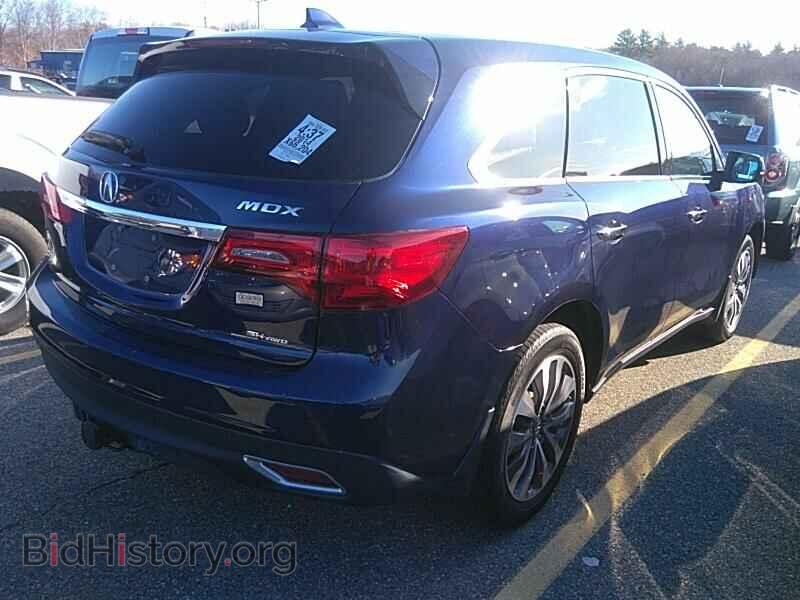 2014 Acura MDX - VIN: 5FRYD4H41EB502187 - Фото 2
