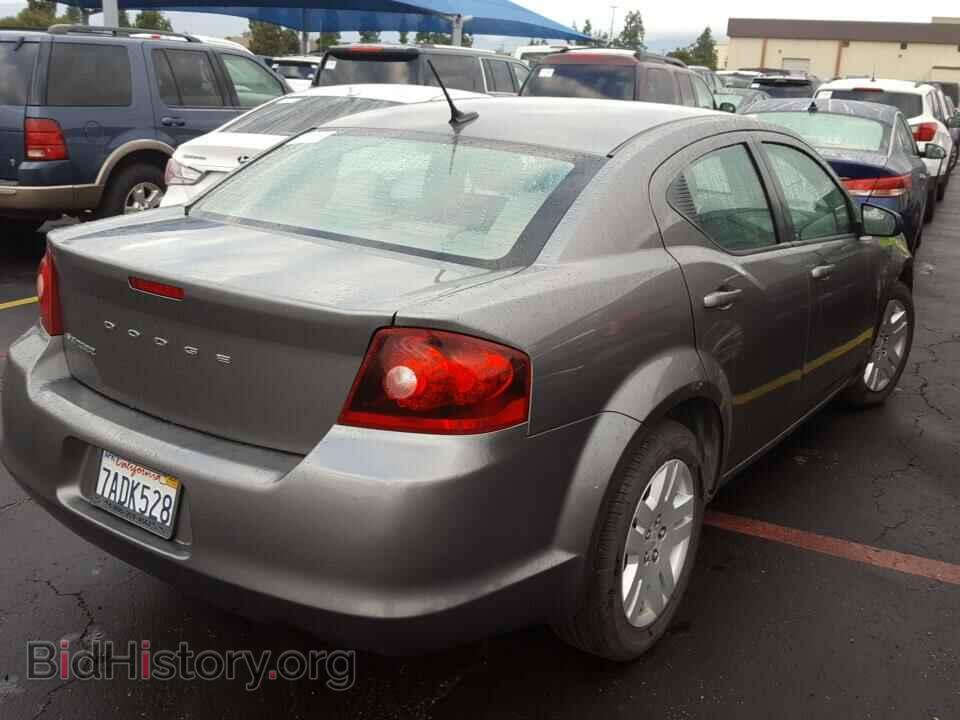 2012 Dodge Avenger - VIN: 1C3CDZAB5CN128591 - Фото 2