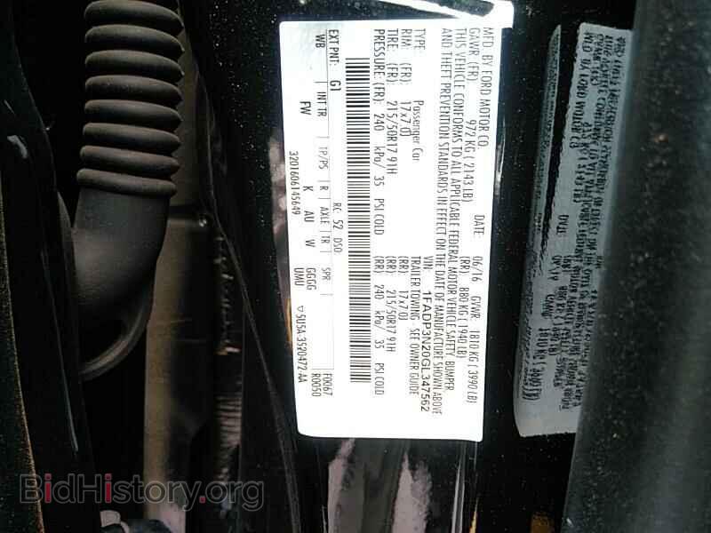 2016 Ford Focus - VIN: 1FADP3N20GL347562 - Photo 6