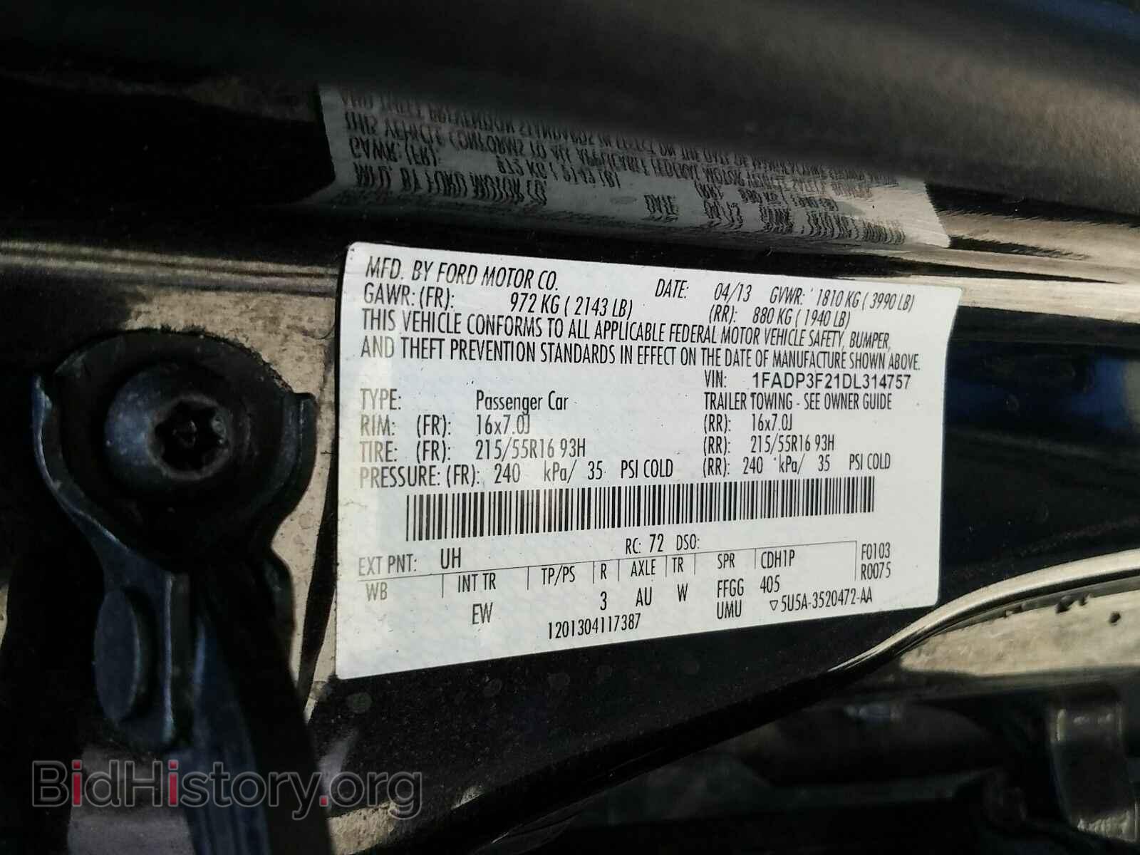 2013 Ford Focus - VIN: 1FADP3F21DL314757 - Photo 6