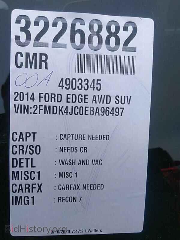 2014 Ford Edge - VIN: 2FMDK4JC0EBA96497 - Фото 6