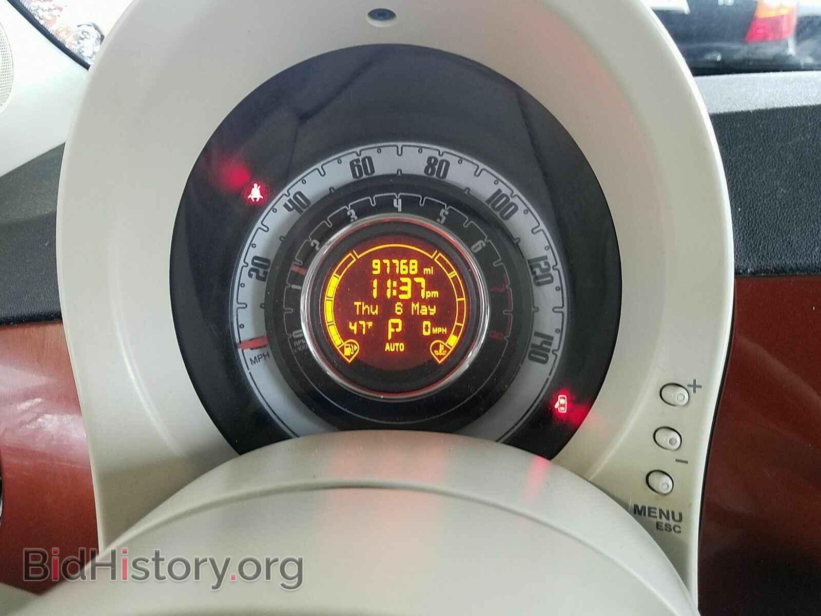 2012 FIAT 500 - VIN: 3C3CFFAR3CT105199 - Фото 5