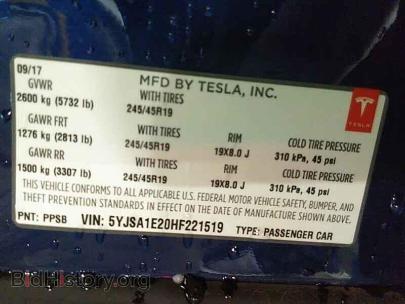 2017 Tesla Model S - VIN: 5YJSA1E20HF221519 - Фото 6